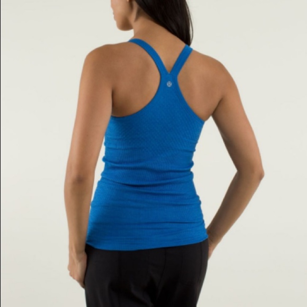 Lululemon Ebb To Street Tank 4 Blue